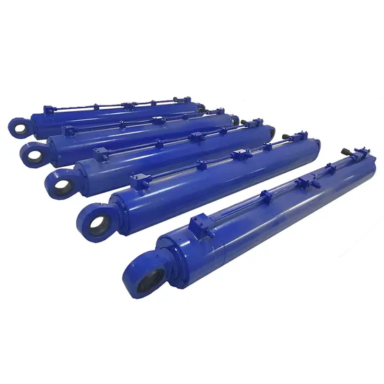 로그 스피터 사용을 위한 최신 판매 이중 작동 유압 오일 실린더 구성 요소